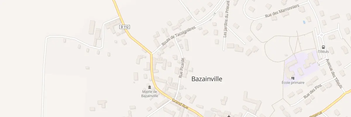 Plan du 9 Rue Picarde à Bazainville
