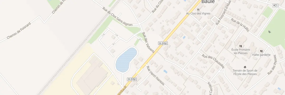 Plan du 1 Rue Olympe de Gouges à Baule