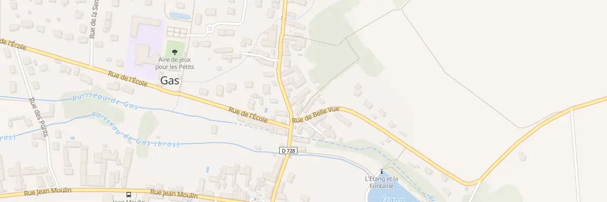 Plan du 36 Rue de la République à Gas