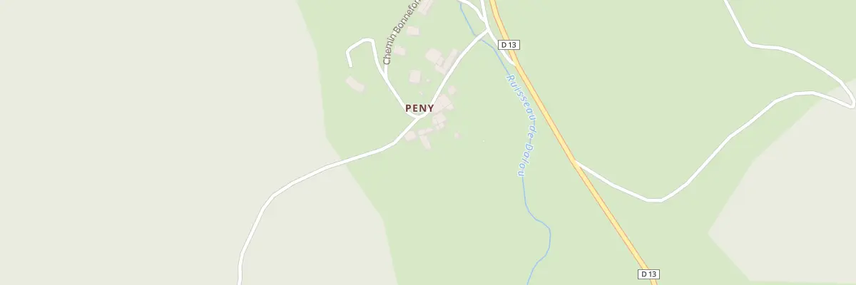 Plan du 36 Peny Hameau à Gudas