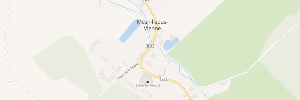 Plan du 8 Rte de la Levrière à Mesnil-sous-Vienne