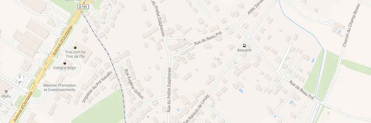 Plan du 25 Rue du Préfet Dalphonse à Châteauroux