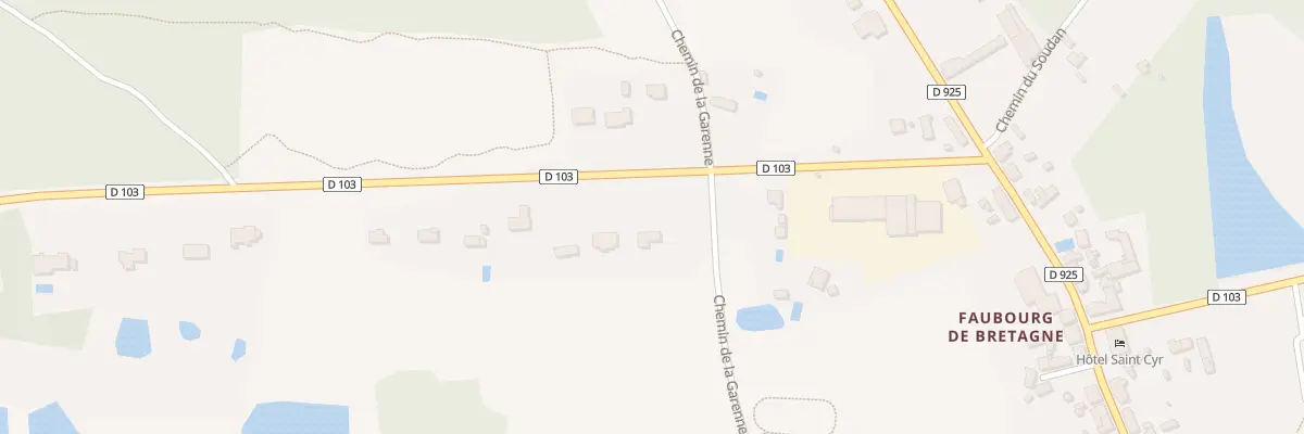 Plan du 8 Rte de Crouy sur Cosson à La Ferté-Saint-Cyr