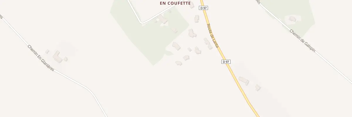 Plan de En Coufette à Tarabel
