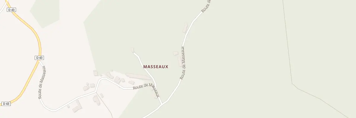 Plan du 5160 Masseaux à Sussac