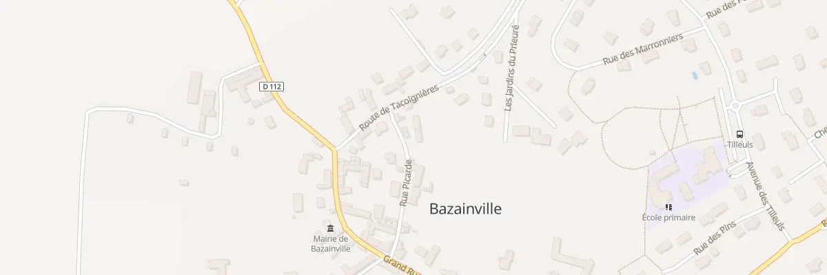 Plan du 10 Rue Picarde à Bazainville