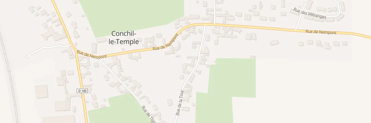 Plan du 21 Rue de la Tour à Conchil-le-Temple
