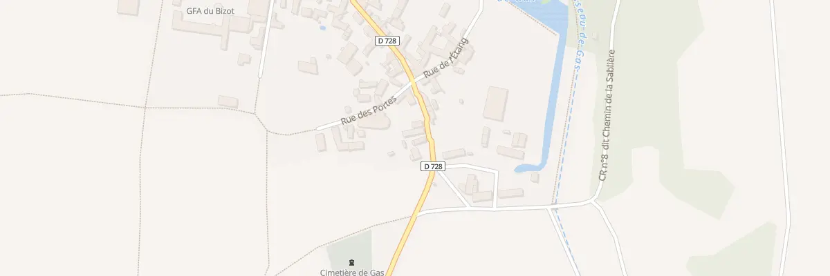 Plan du 3 Rue de la République à Gas