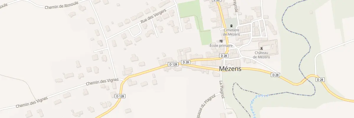 Plan du 5047 Rte de Buzet à Mézens
