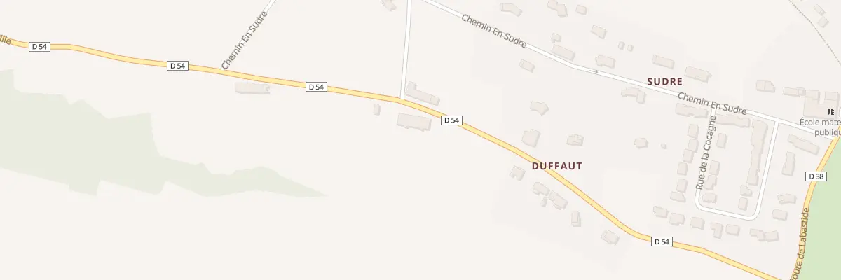 Plan du 71 A Duffaut à Tarabel