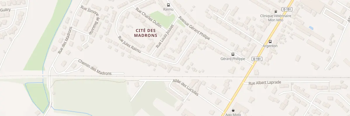 Plan du 37 Rue Raimu à Châteauroux