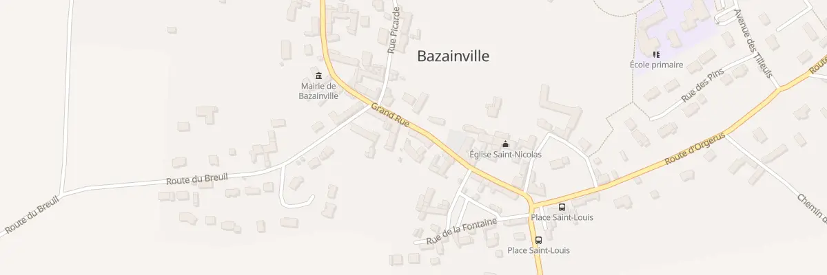 Plan du 11 Gr Grand’ Rue à Bazainville
