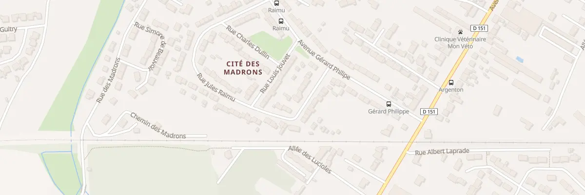 Plan du 39 Rue Raimu à Châteauroux