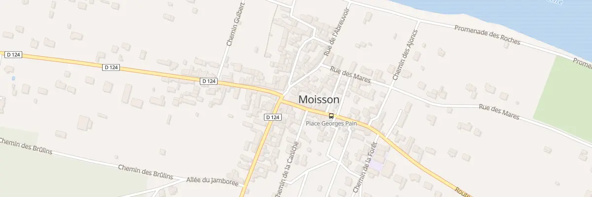 Plan du 1 Rte de Lavacourt à Moisson
