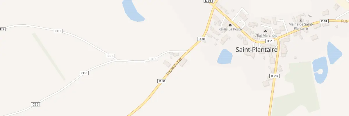 Plan du 4 Rte du Lac à Saint-Plantaire