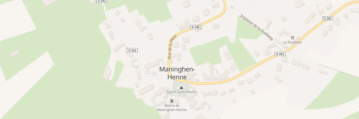 Plan du 30 Rue de la Mare à Maninghen-Henne