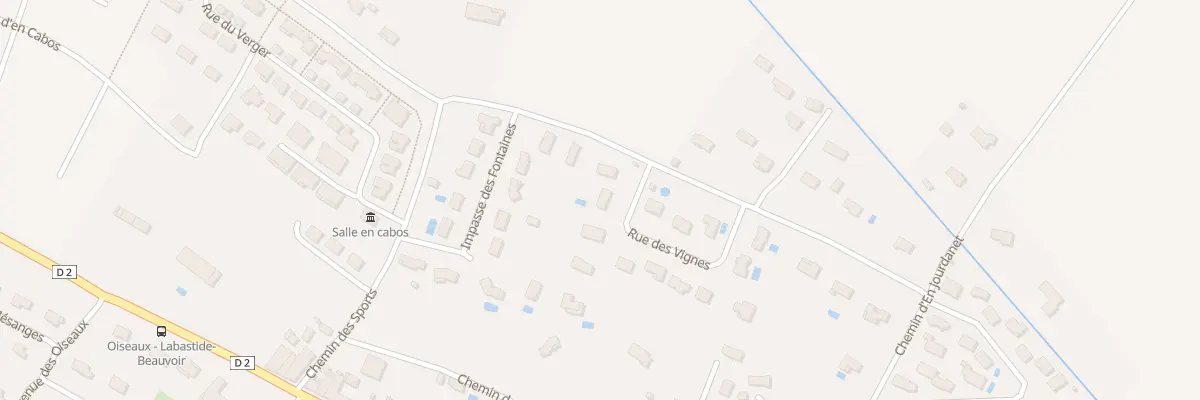 Plan du 4 Rue des Vignes à Labastide-Beauvoir