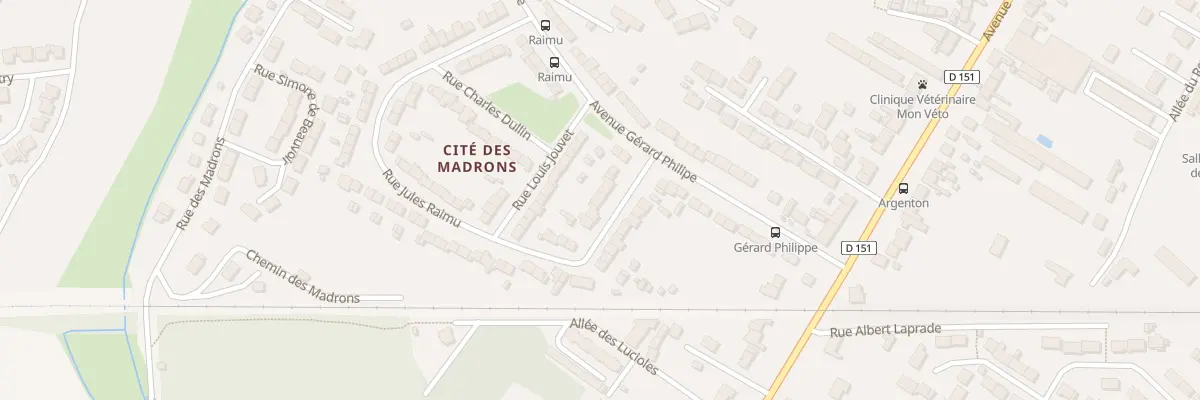 Plan du 43 Rue Raimu à Châteauroux