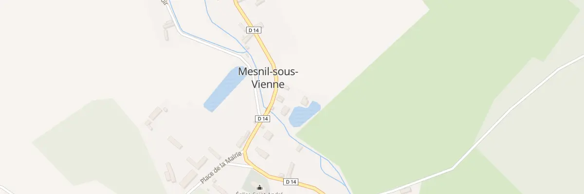 Plan du 12 Rte de la Levrière à Mesnil-sous-Vienne