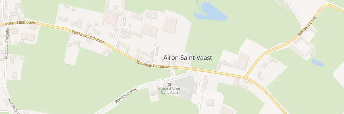 Plan du 637 Rue Henri Béthouart à Airon-Saint-Vaast
