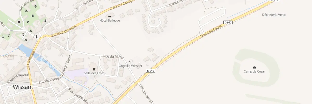 Plan du 4 Rte de Calais à Wissant