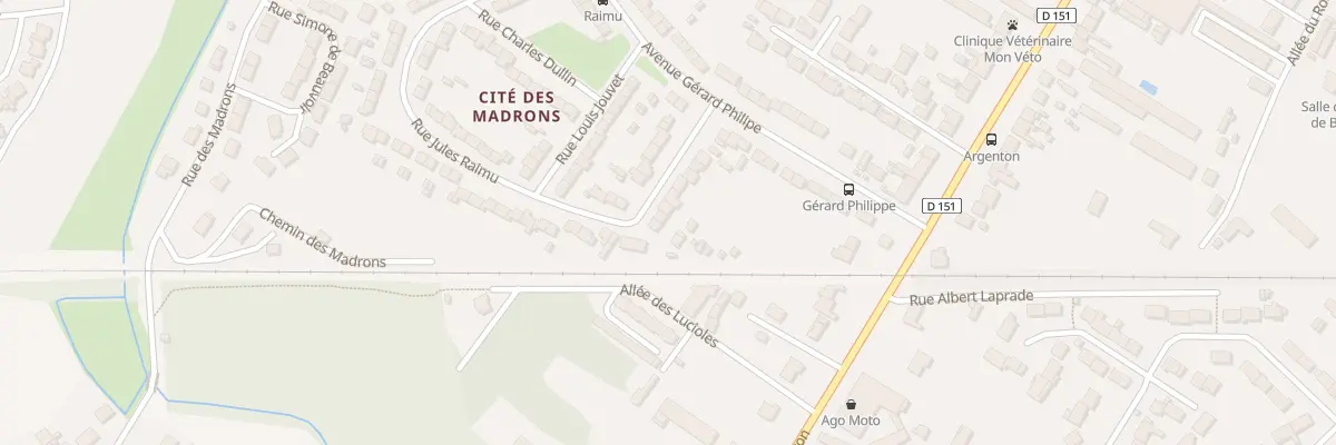 Plan du 86 Rue Raimu à Châteauroux