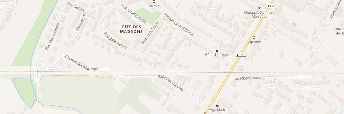 Plan du 88 Rue Raimu à Châteauroux