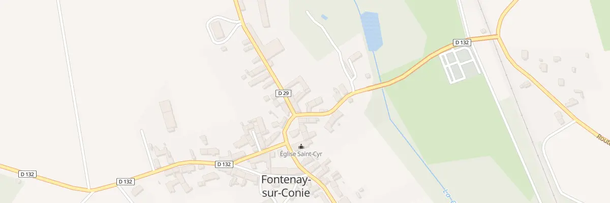 Plan du 1 Rue de l’Arche à Fontenay-sur-Conie
