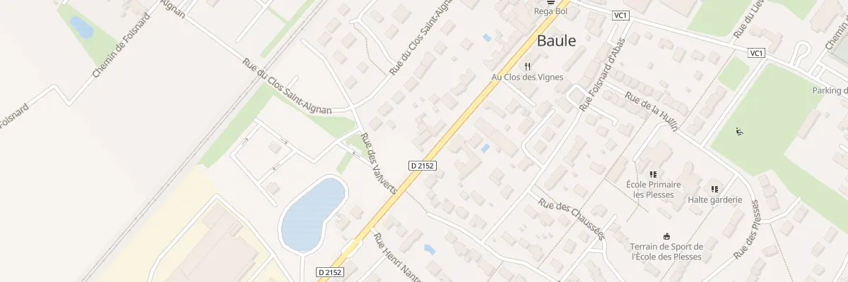 Plan du 34 Rue André Raimbault à Baule