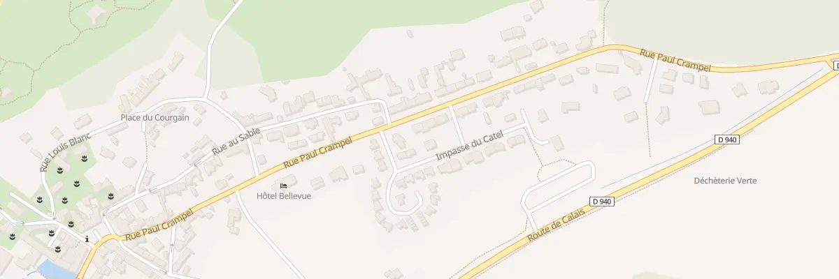 Plan du 20 Rue Paule Crampel à Wissant