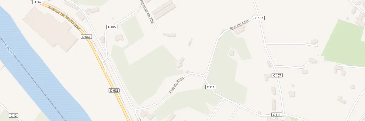 Plan du 1022 Rue du Mas à Tour-de-Faure