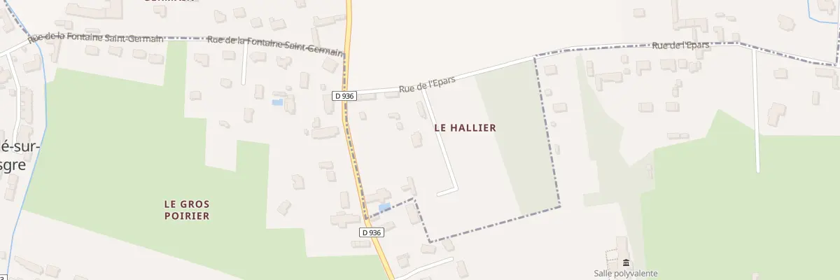 Plan du 4 Rue de l’Epars à Bourdonné
