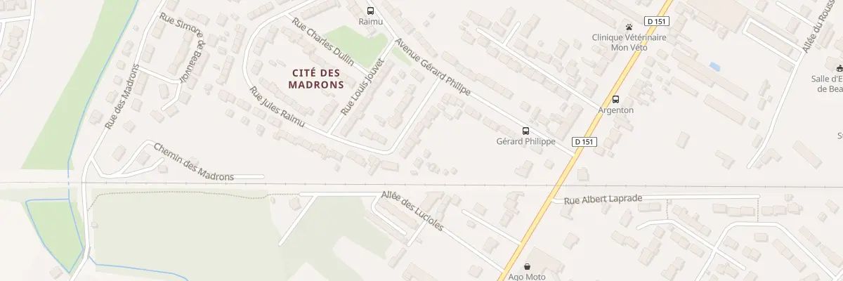 Plan du 90 Rue Raimu à Châteauroux