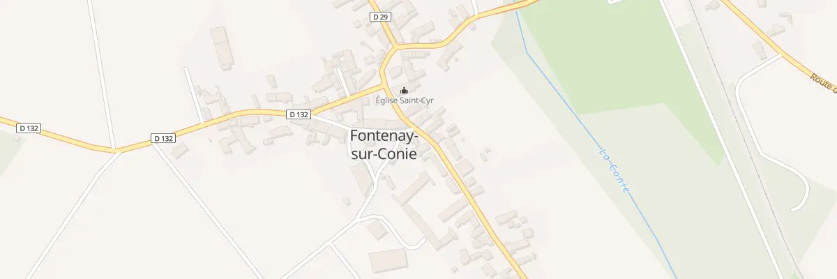 Plan du 4 Rue de la Fontaine à Fontenay-sur-Conie