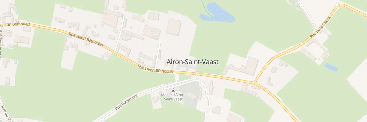 Plan du 653 Rue Henri Béthouart à Airon-Saint-Vaast