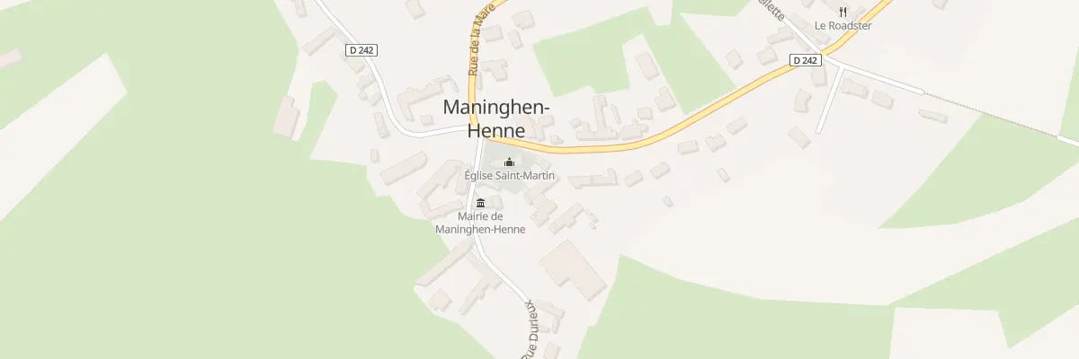 Plan du 58 Rue de Heurtevent à Maninghen-Henne