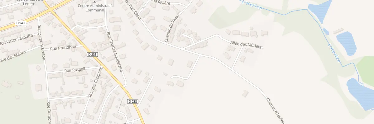 Plan du 6 Che d’Herlen à Wissant