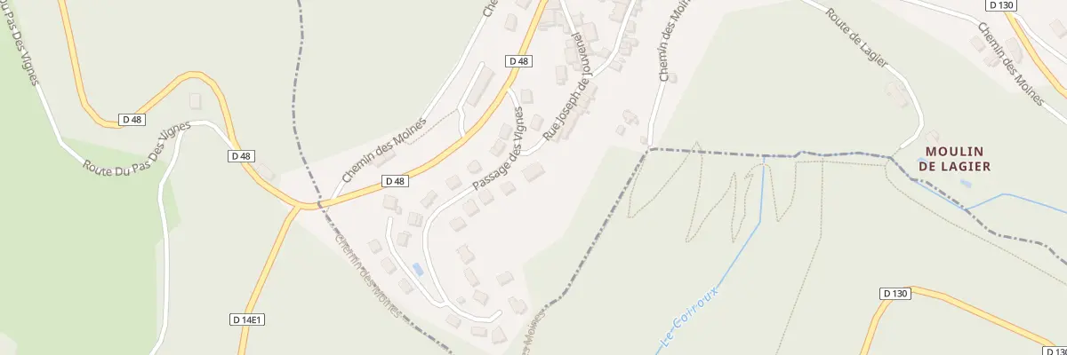 Plan du 3 Lot du Barry Haut à Aubazines