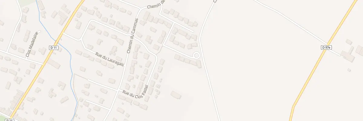 Plan du 40 Rue de la Cocagne à Villenouvelle