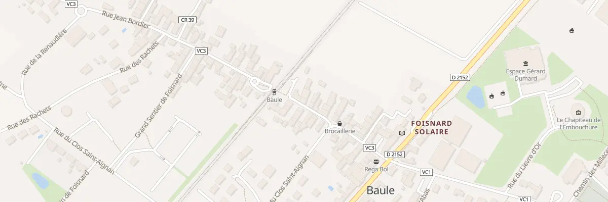 Plan du 34 Rue Jean Bordier à Baule