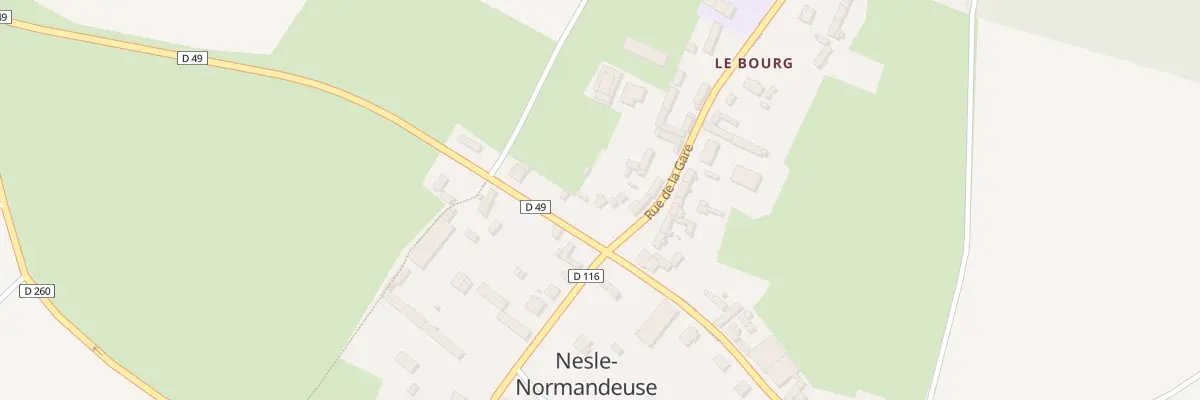 Plan du 5102 Le Bourg à Nesle-Normandeuse