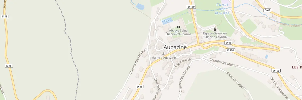 Plan du 5051 Au Bourg à Aubazines