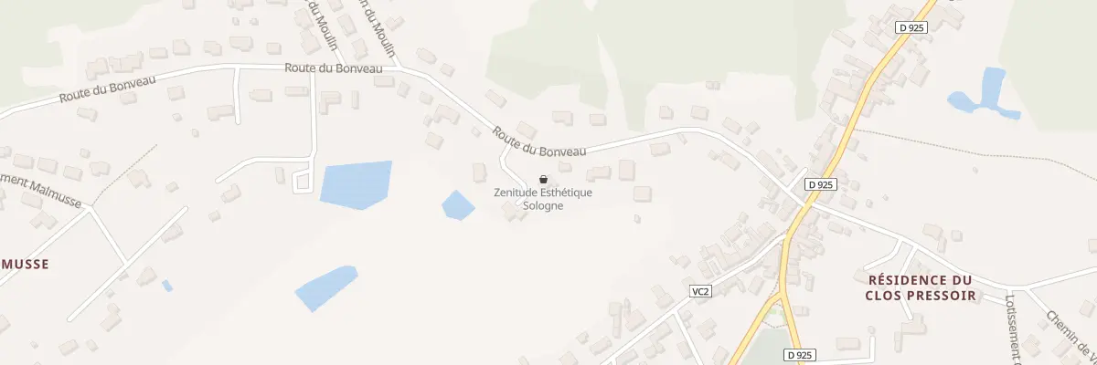 Plan du 9B Rte du Bonveau à La Ferté-Saint-Cyr