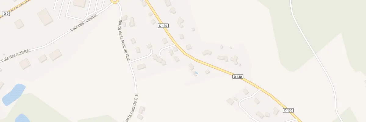 Plan du 743 Rte des Alleux à Favars