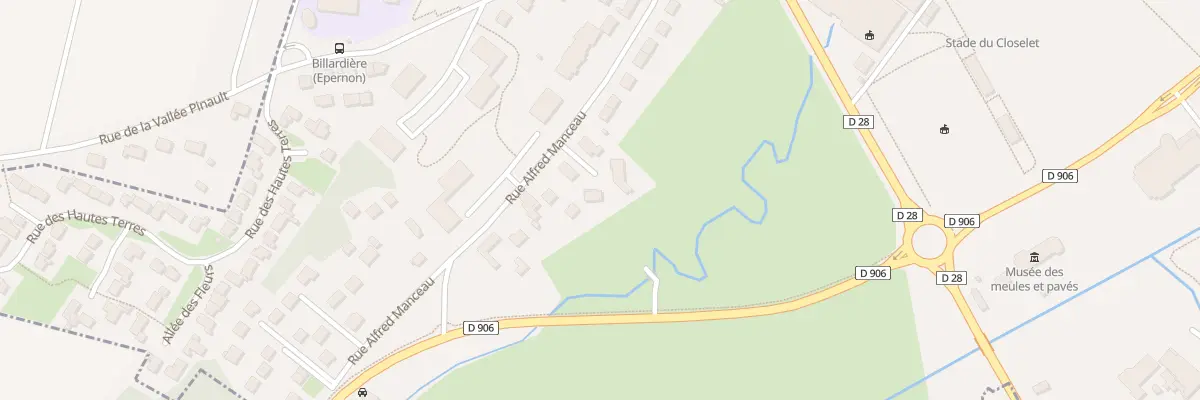 Plan du 23 Rue Alfred Manceau à Épernon