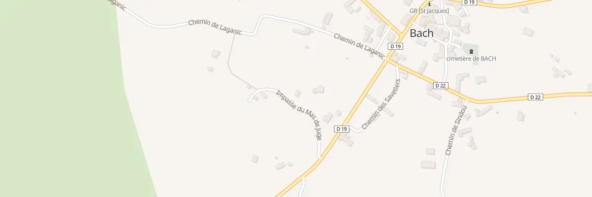 Plan du 5091 Mas de Juge à Bach