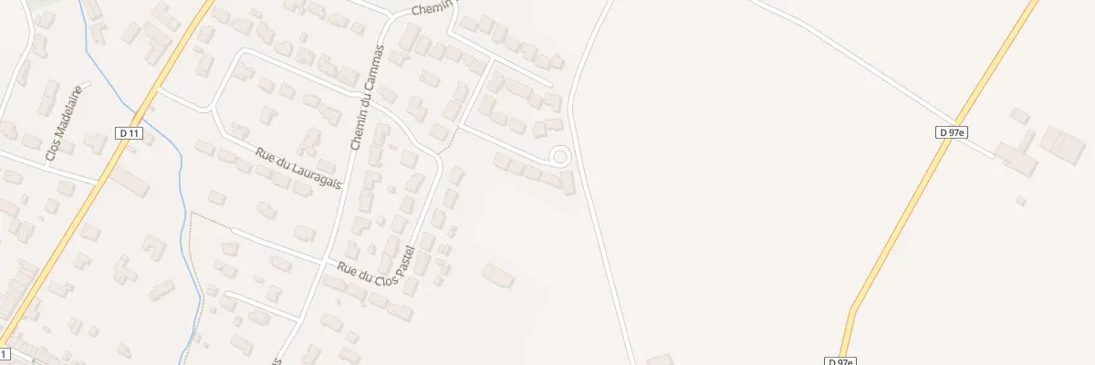 Plan du 44 Rue de la Cocagne à Villenouvelle