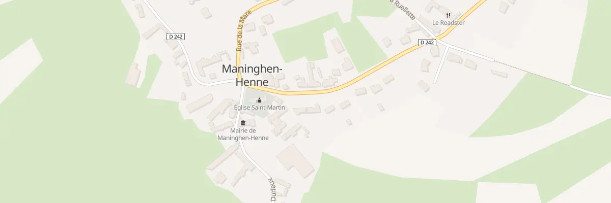 Plan du 90 Rue de Heurtevent à Maninghen-Henne