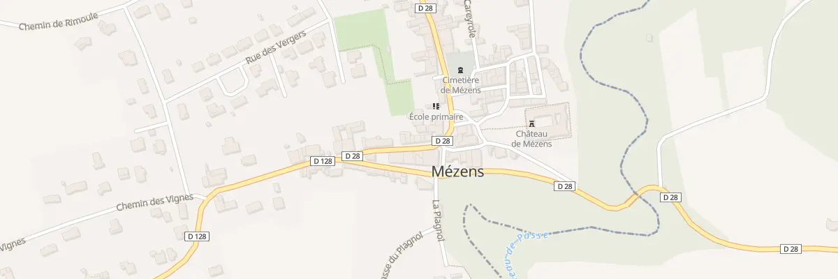 Plan du 5041 Mezens à Mézens