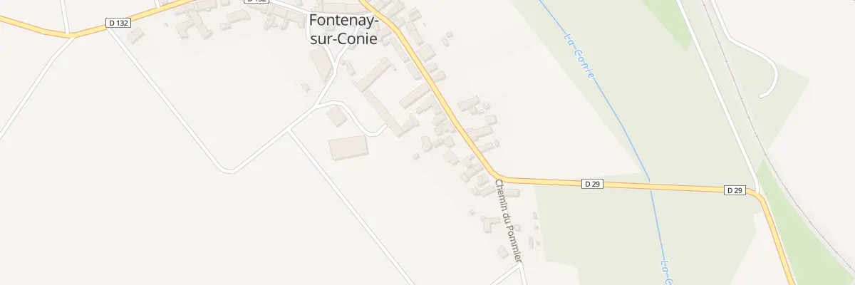 Plan du 20 Rue de la Fontaine à Fontenay-sur-Conie